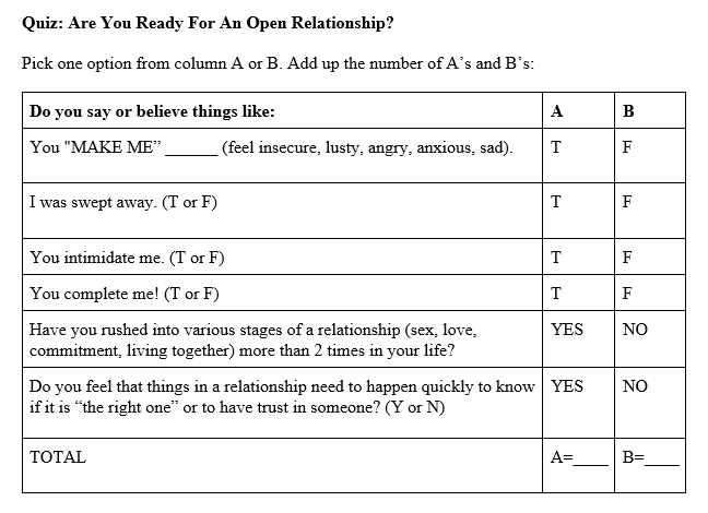 Open Relationship