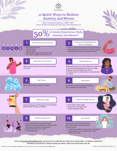 Reducing Anxiety Infographic