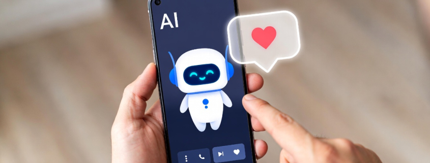 Can AI fall in love with a human