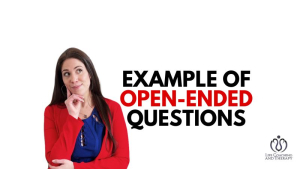 Example of Open Ended Questions